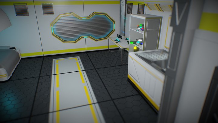 Workers Quarters 3D Model