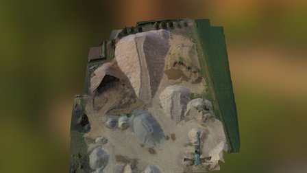 Modello 3D Deposito Inerti 3D Model