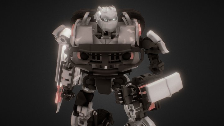 Transformers Fanart, Fighter 3D Model