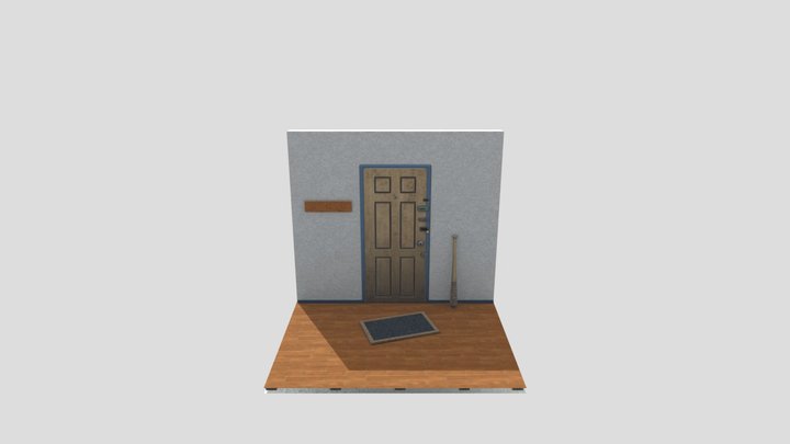 Mistery door 3D Model