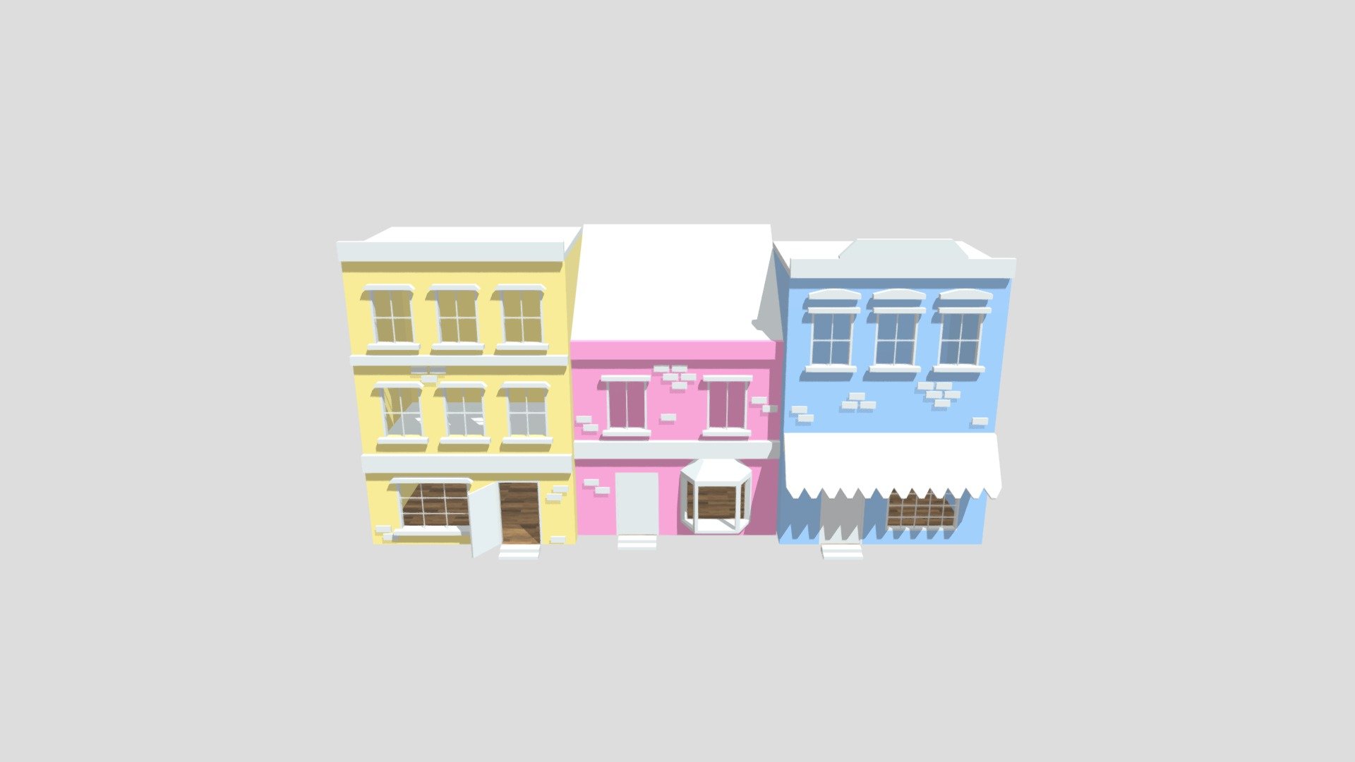 Houses — Sketchfab embed 3D viewer