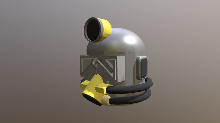 Fallout 76: Excavator Power Armor Helmet 3D Model
