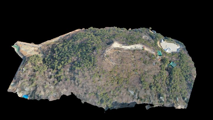 부산 수영구 민락동 백산 3d 맵핑 3D Model
