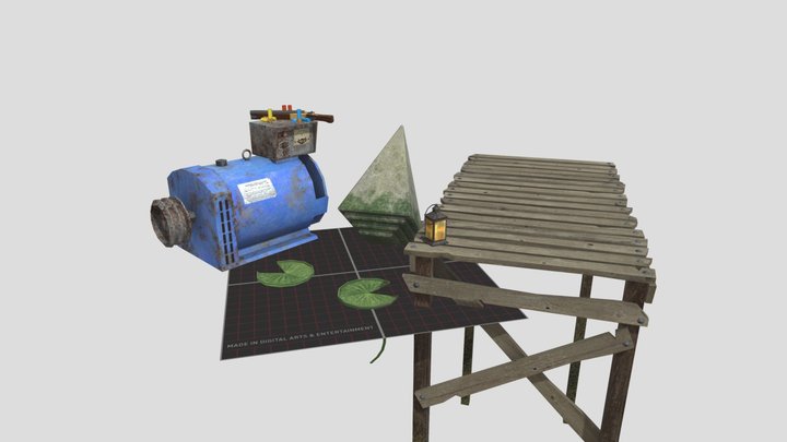 DAE 5 Finished props - Forest Loner 3D Model