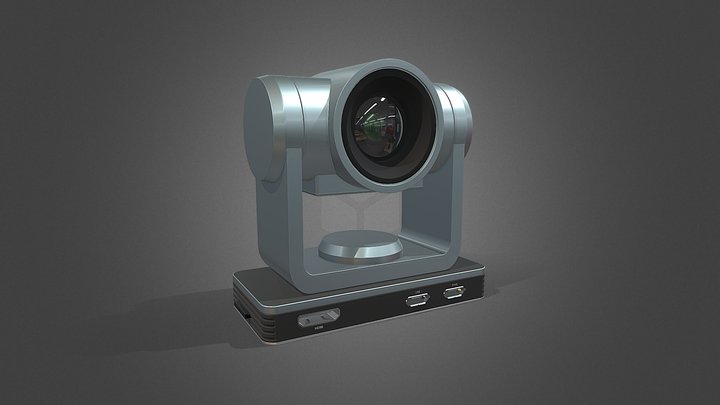 Wireless PTZ Camera 3D Model