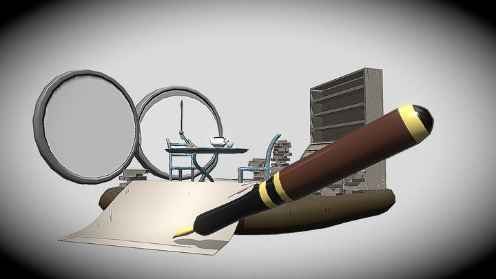 The Tea Party 3D Model
