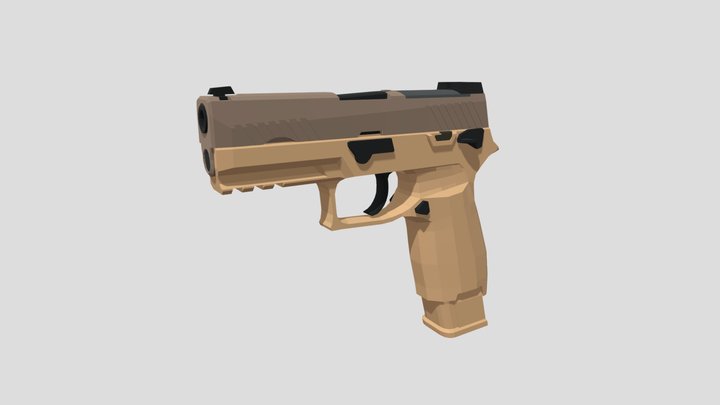 SIG P320 M18 3D Model