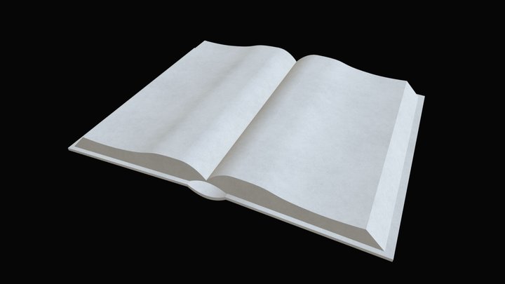 Book open 2 3D Model