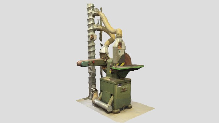 Wadkin Bursgreen Industrial Sander BGY3 3D Model