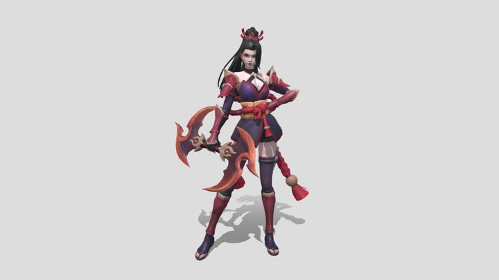 Hanabi (Scarlet Flower Skin) - MLBB