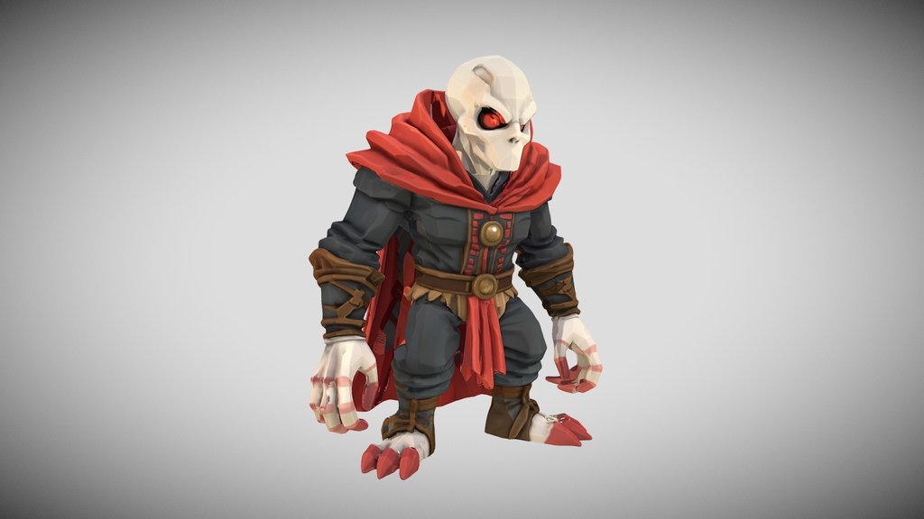 Death Variant lowpoly handpainted