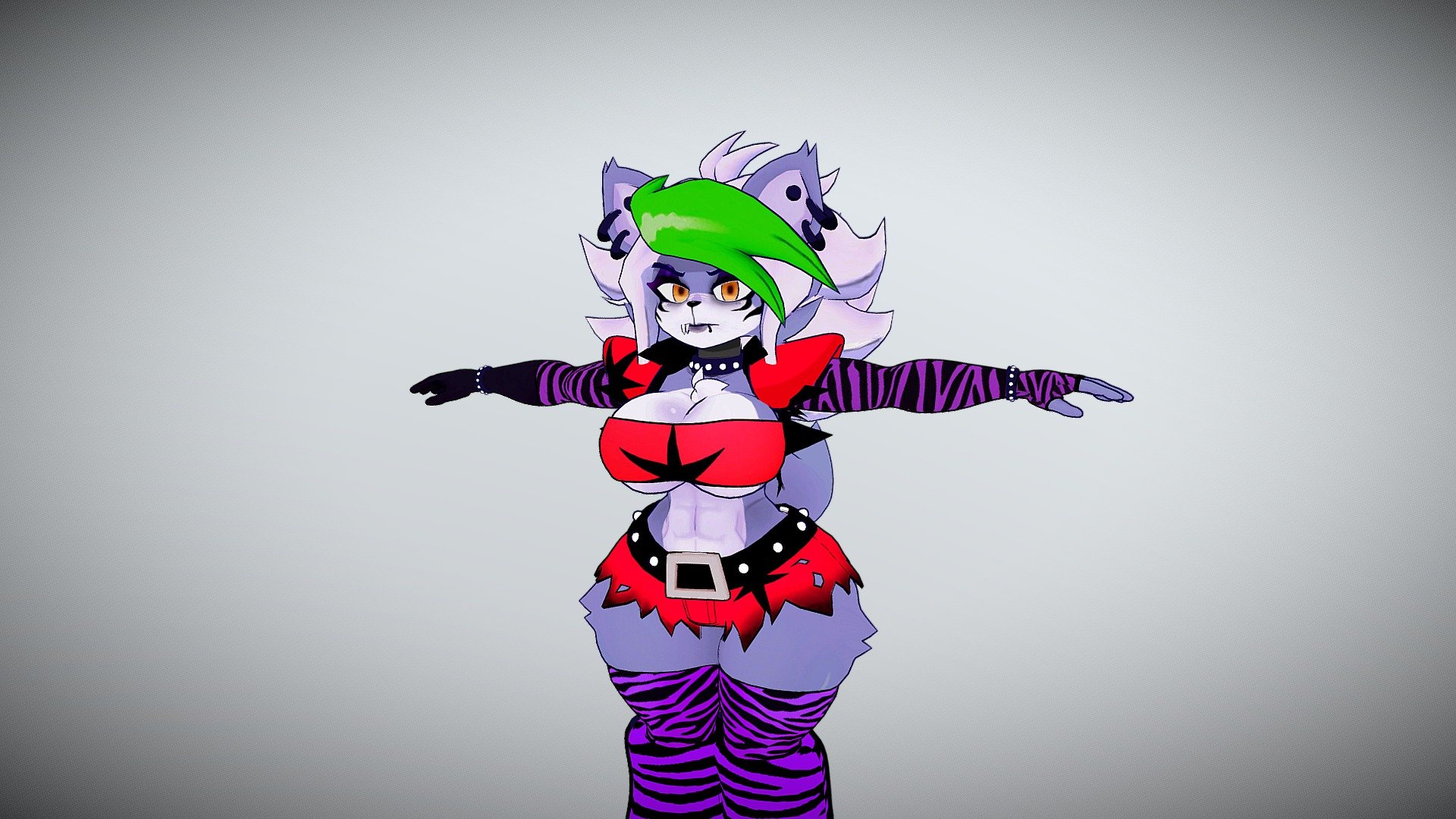 roxanne wolf fnia v2 - Download Free 3D model by Freddysig02  (@juancadriveros09) [643f776]