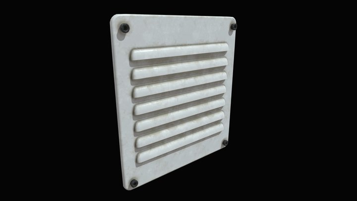 vent valve. Door .ventilator .window.low poly – Gratis 3D-model STL