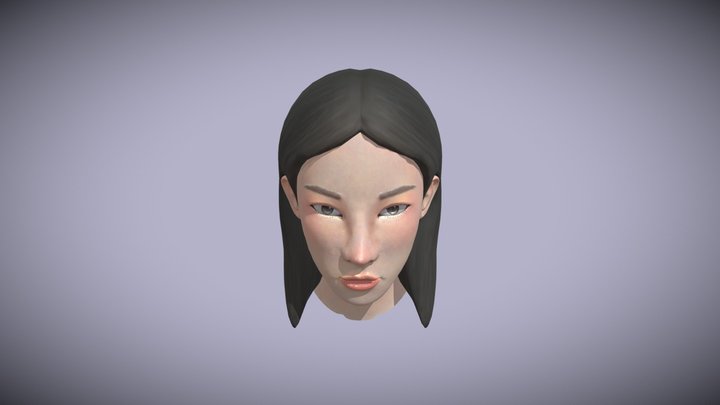 Head Bust 3D Model