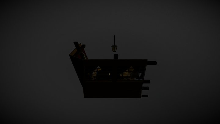 Age of Sail: Captain's Ship Cabin 3D Model