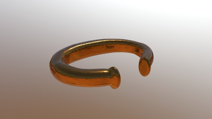 Bronze bracelet from Onstwedder Holte 3D Model