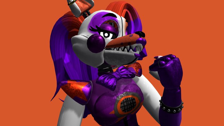 Glamrock lolbit retexutre 3D Model