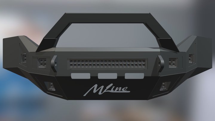 MLine Front 3D Model
