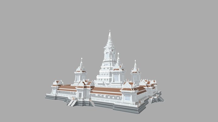 อนุสาวรีย์ไทย โลหะปราสาท 3D Model