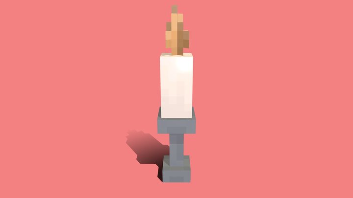 Candle 3D Model