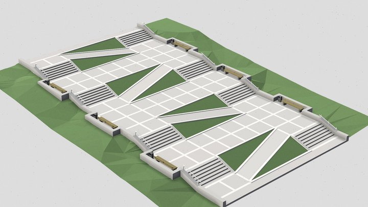 Модель лестницы 3D Model