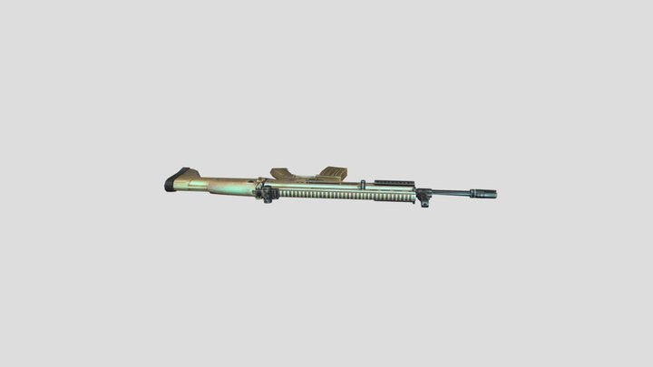 Scar_freefire 3D Model