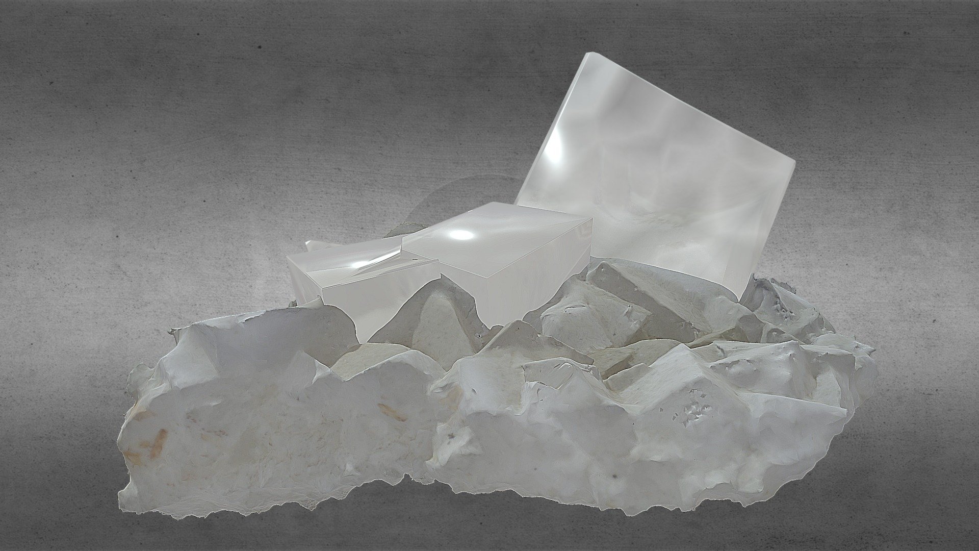 Magnesita  (4,0 x 5,0 x 3,5 cm) — Sketchfab embed 3D viewer