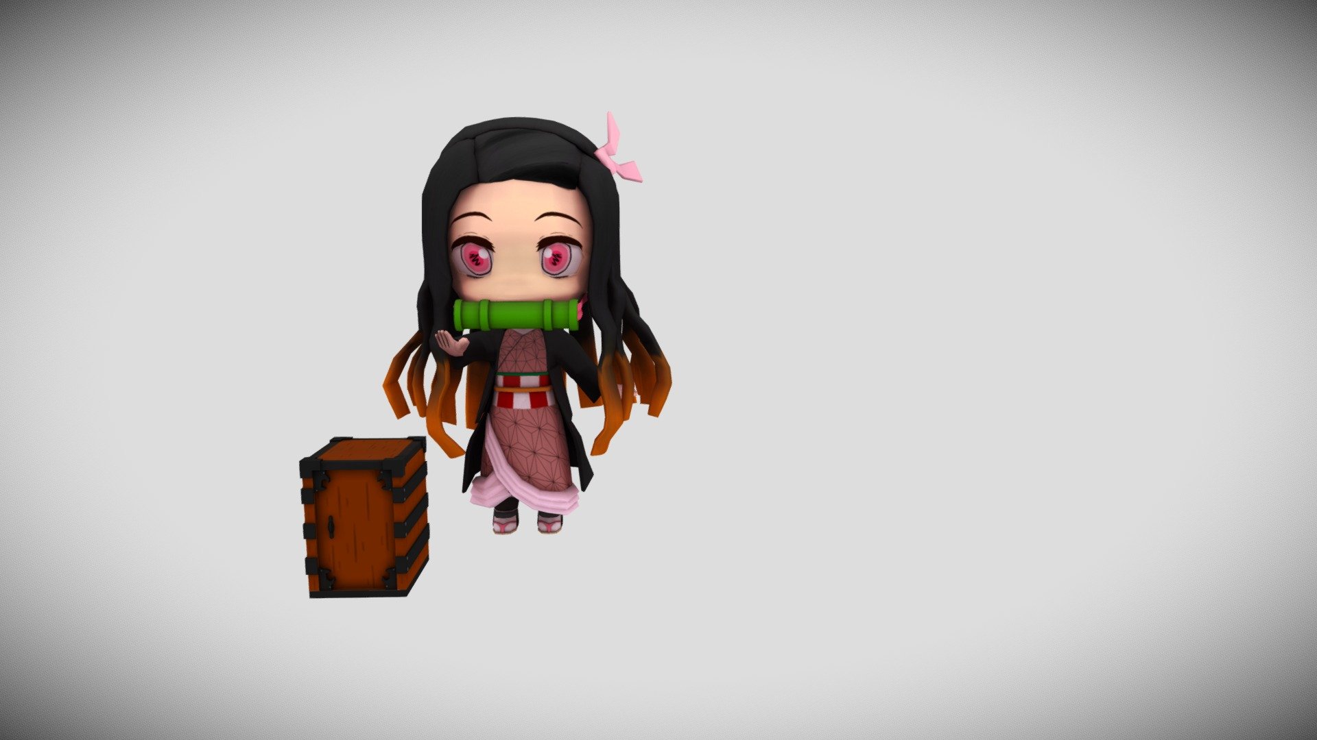 Nezuko_Low poly