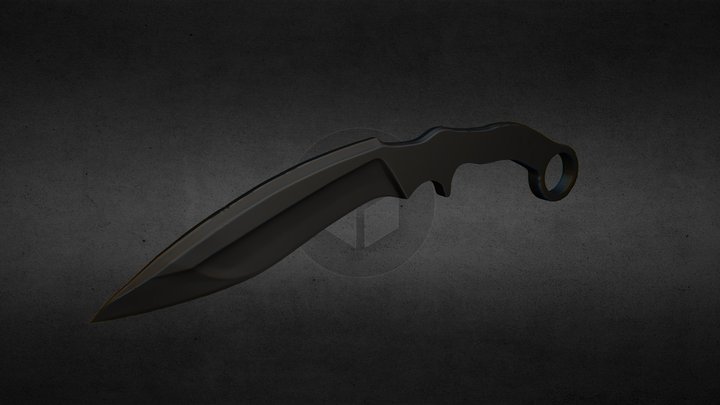 Kukri Knife 3D Model