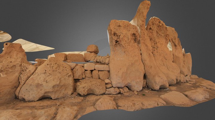 Site Neolithique, Mnajdra Temples, Malte 3D Model
