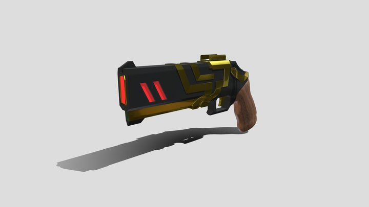 valo pistol 3D Model