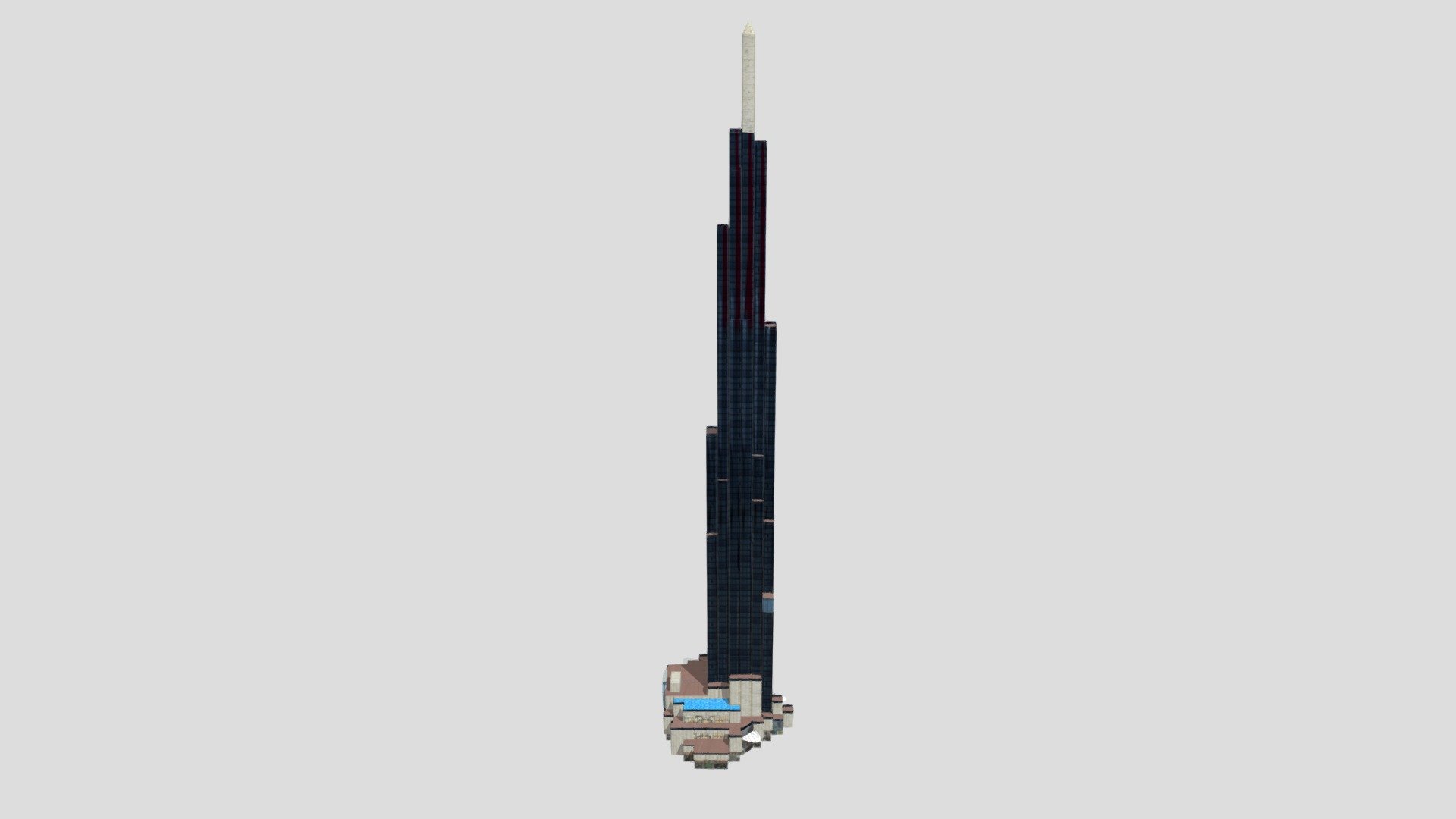 Landmark 81 - 3D model by InuLab (@thethanhcg) [644780d] - Sketchfab