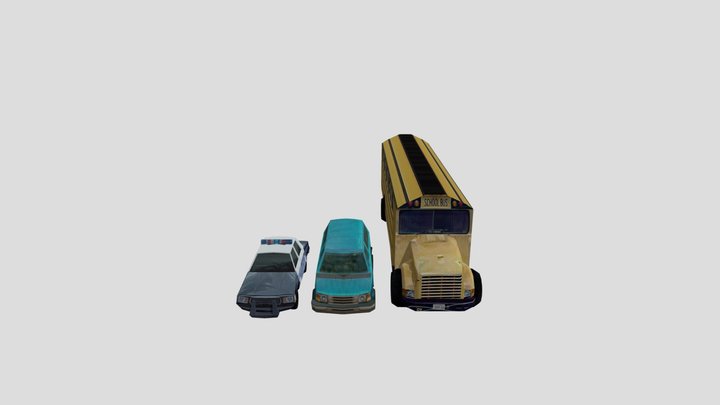 Postal 2 beta cars 3D Model