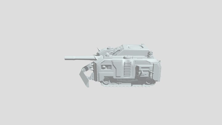 Warhammer inspired Tank 3D Model