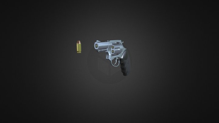 Wee lil' snub revolver for shooting bad guys 3D Model