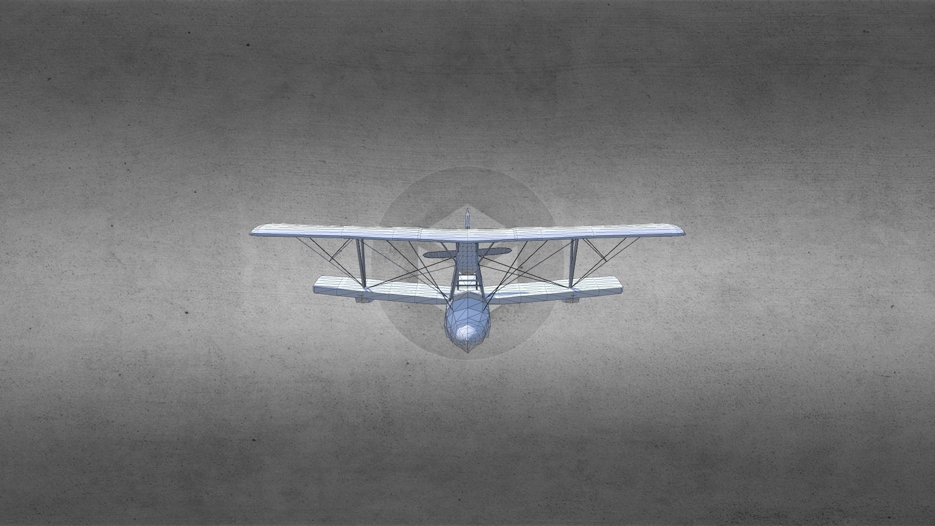 Mcgrath WWI Plane Wireframe
