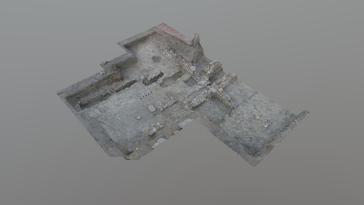 B Tomb Area Final 3D Model