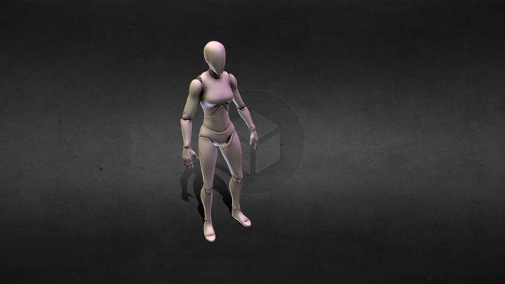 Dance Moves ue4 female 3D Model