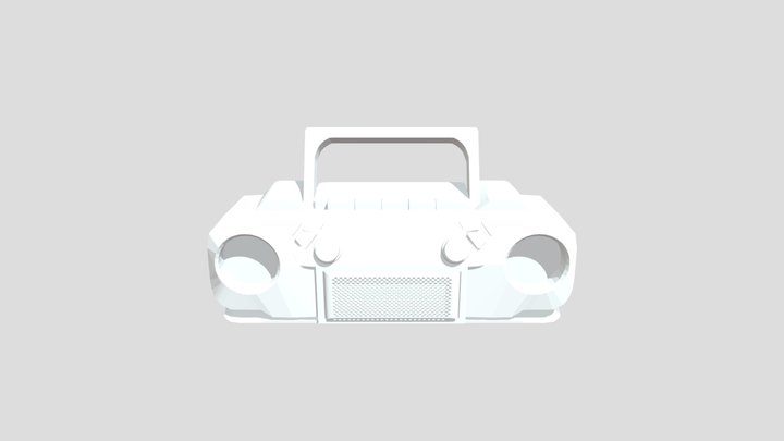 Boombox - CollegeYr1FMP 3D Model