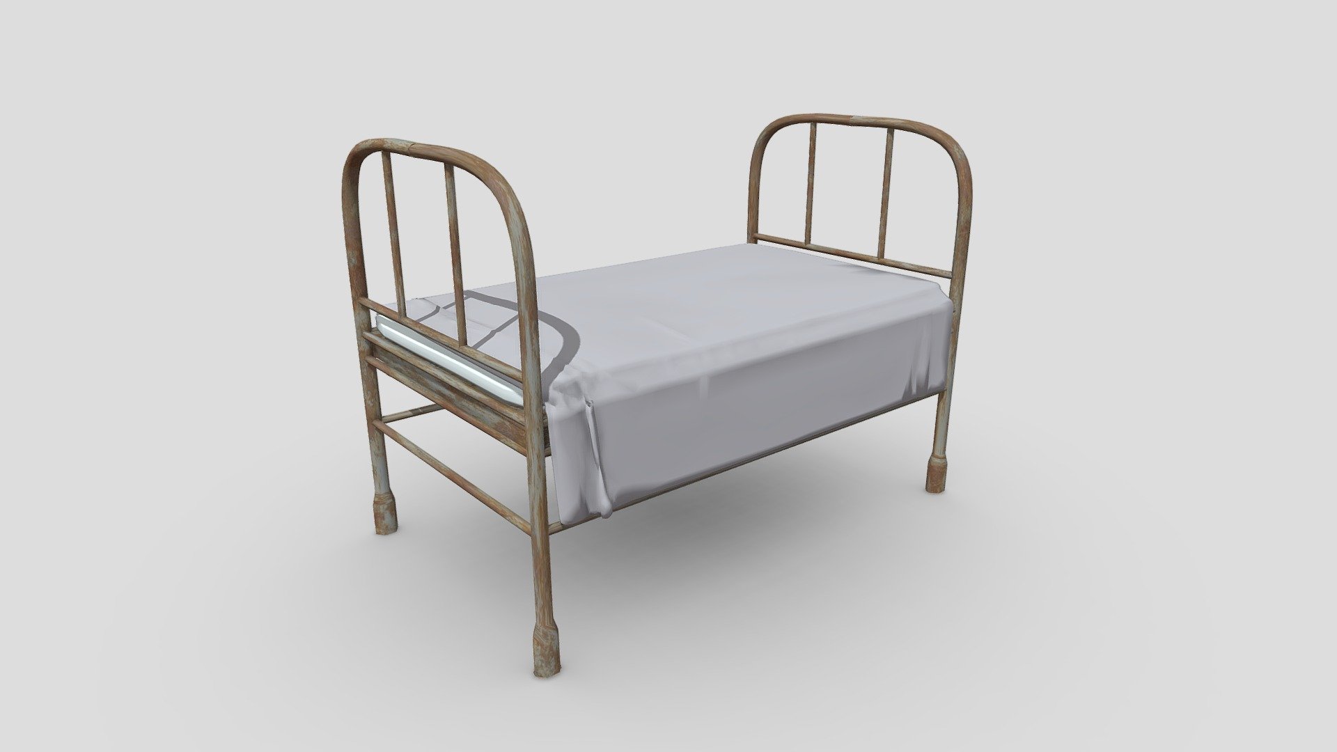 Hospital Bed Abondoned Download Free 3D model by AnishRoyalinc