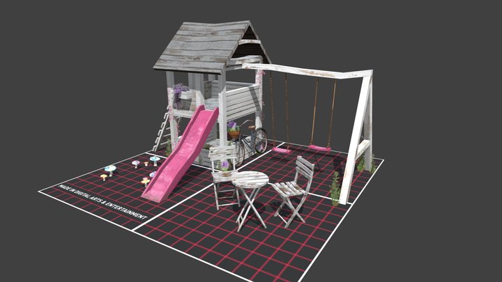 DAE 5 Finished props - Grandma's house 3D Model
