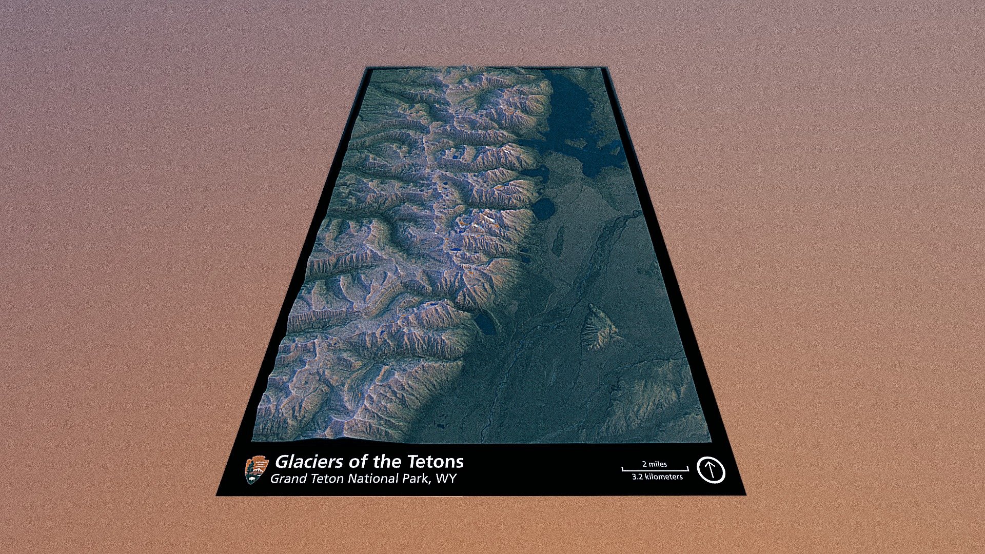 Glaciers of the Tetons — Sketchfab embed 3D viewer
