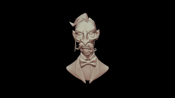 Stylised Sculpt based on Chao Teng Zhao Concept 3D Model