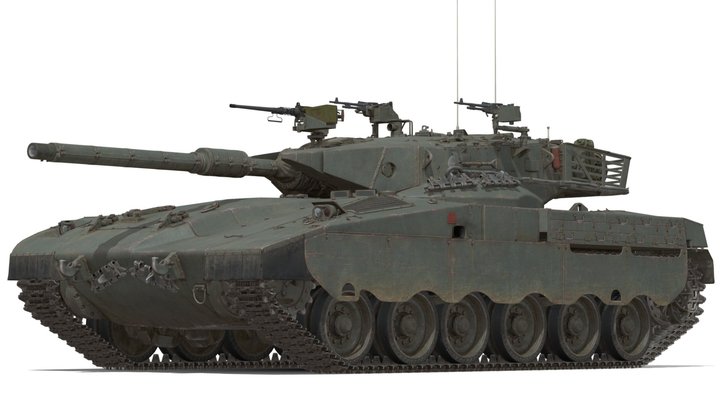 Merkava Mk.1A – Kostenloses 3D-Modell STL