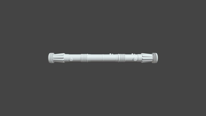 Darth Maul Lightsaber 3D Model