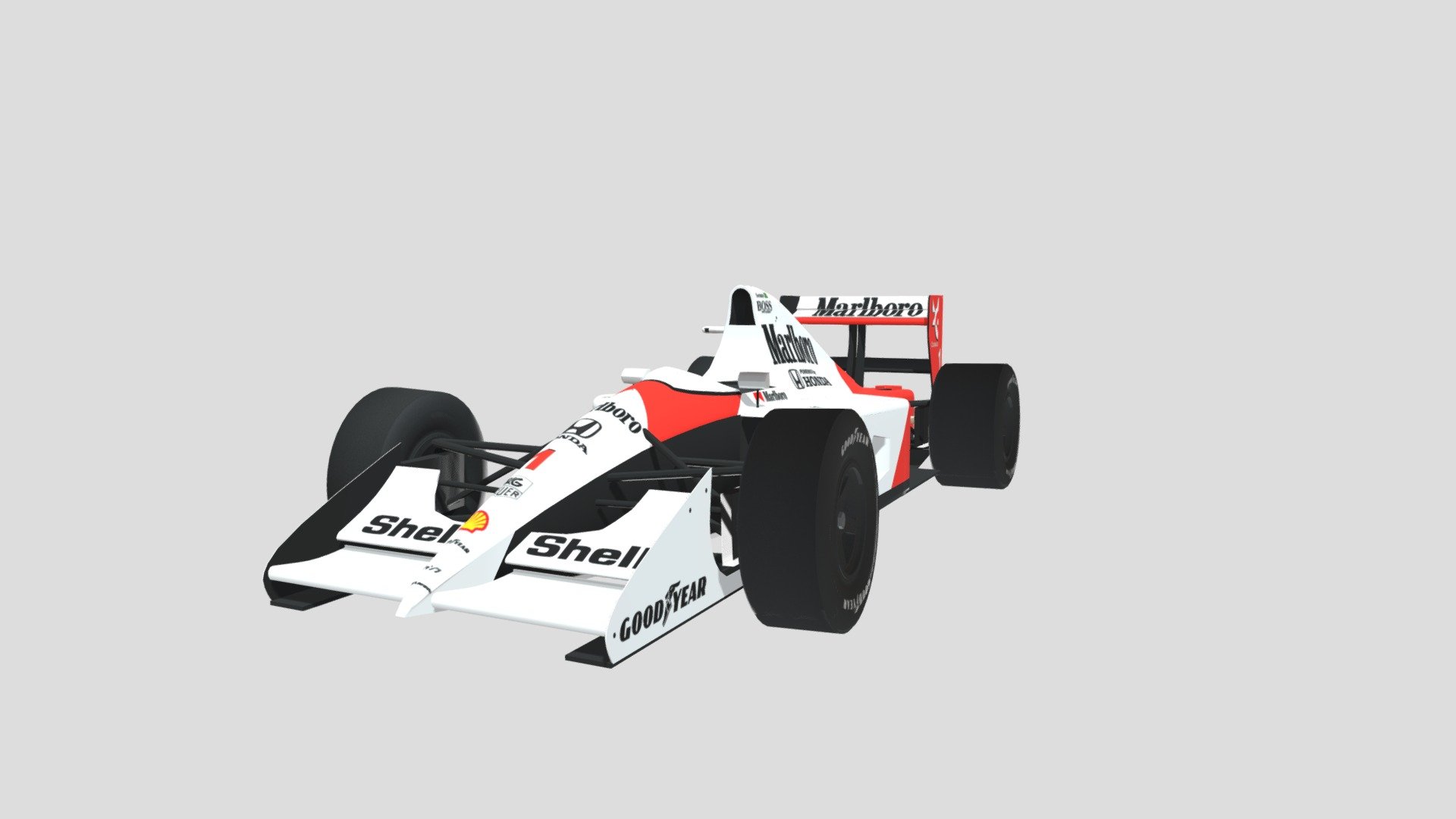 F1 Ayrton Senna 1991 car - Download Free 3D model by Sxi.Sai [644d911