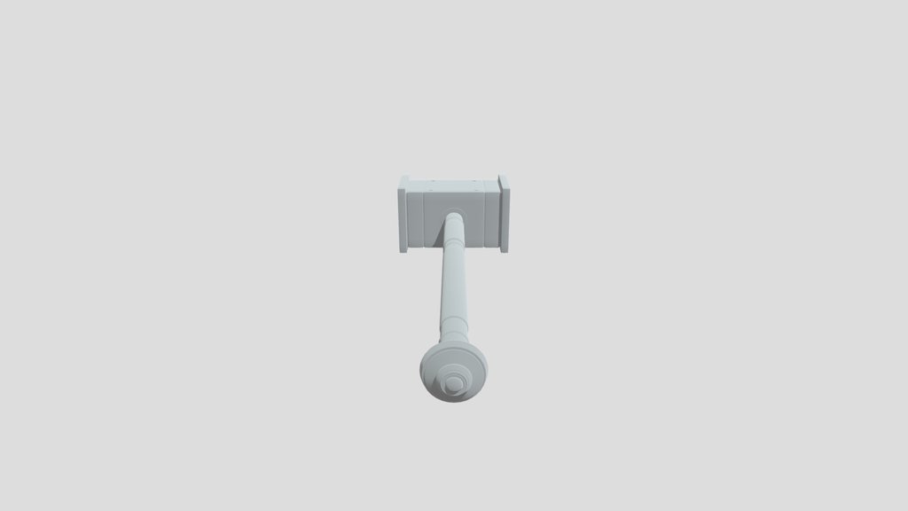 Silver Ceremonial Mace Dirty