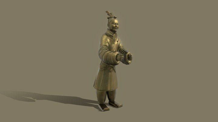 Bronze Vehicle Terracotta 3D Model