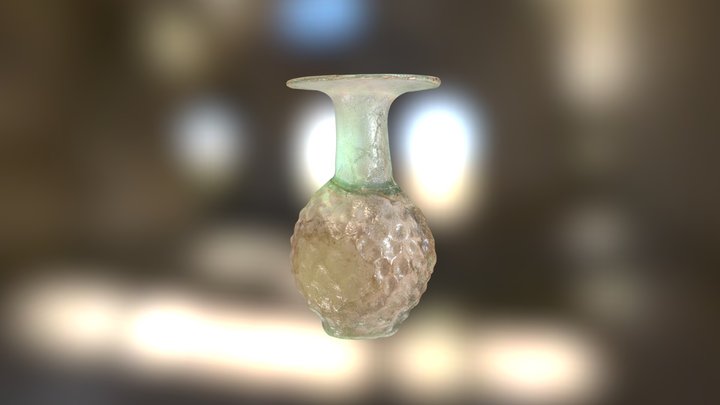 Ungüentario de origen desconocido. Siglo III dC. 3D Model