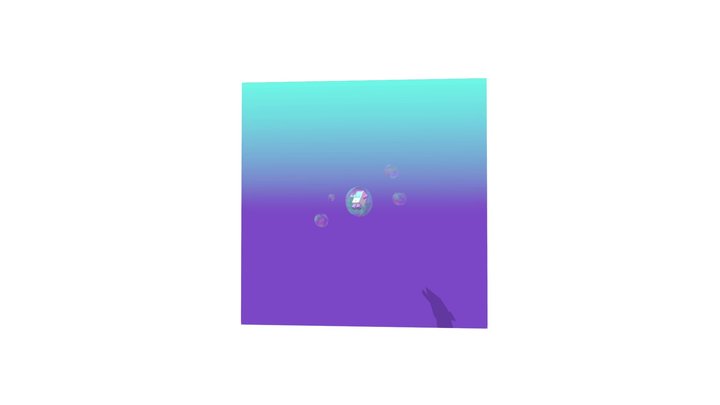 BubbleBot Diorama 3D Model